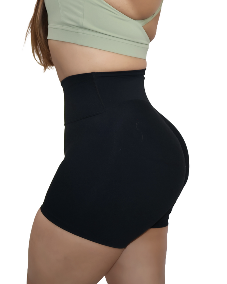 Women’s high-waist maroon activewear shorts – breathable, sweat-wicking, 4-way stretch by CHERRY-ACTIVE™