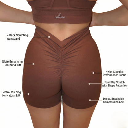 Sculpt GluteFlex Shorts V-Back | Sculpting Activewear